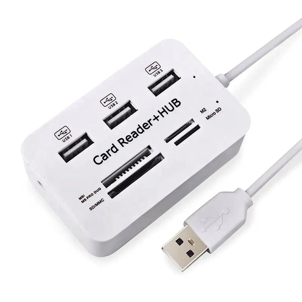 Usb hub combo NEW (white color)