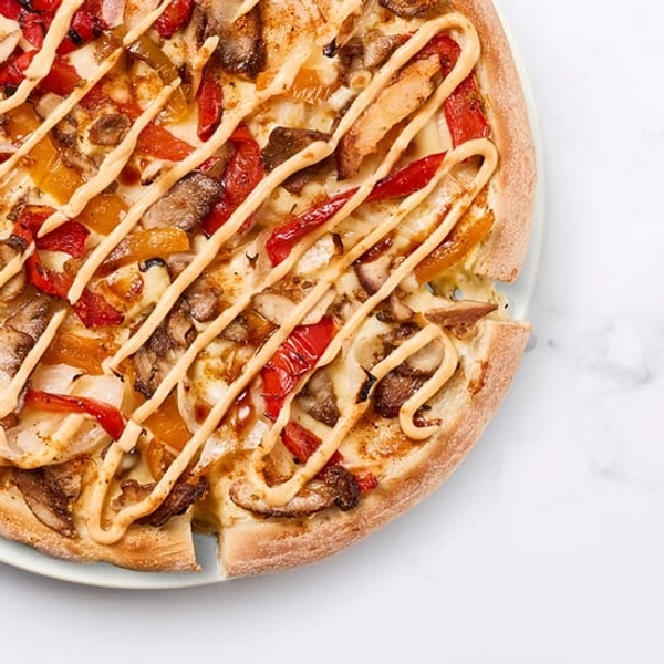 Chicken Seekh Kabab Pizza ( Big )