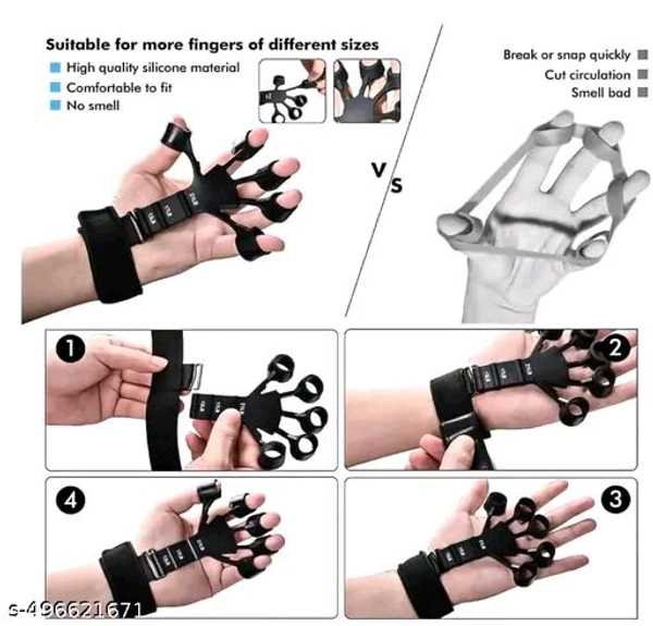 🧤 Hand Gripper + Finger Strengthener Combo