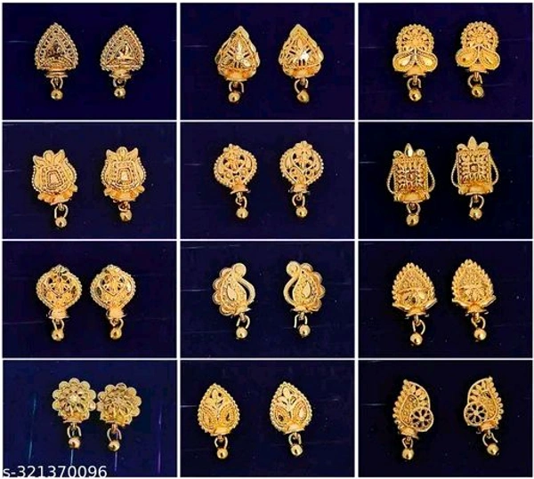 Combo Of 12 Pairs Of Earning 🌟 - Free Size