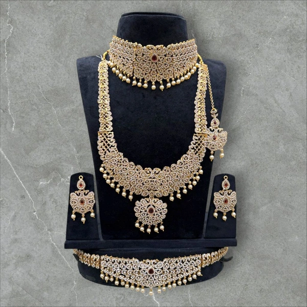 Grand Stone Semi Bridal Combo Set
