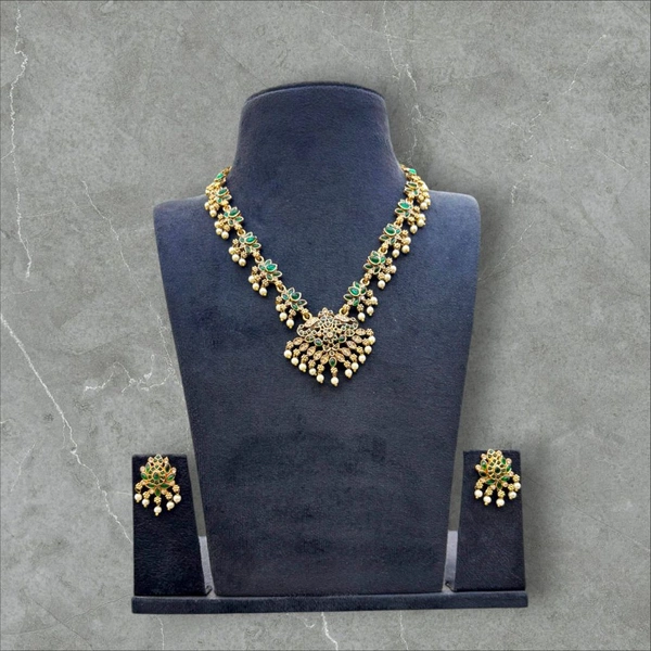 Kemp Flower Design Hasli Tube Necklace
