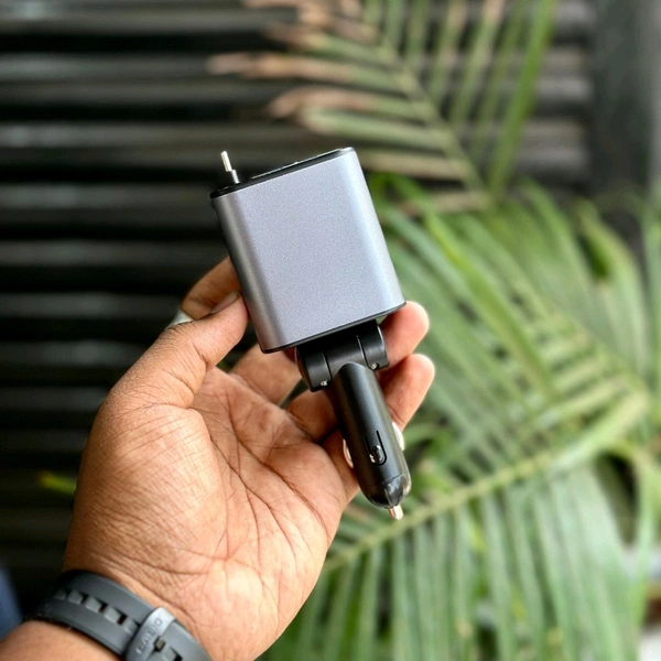 120W Super Fast Charging Car Adapter – Charge On the Go!