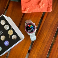 2024 OMG smart watch sport multi colors reltek 8763e chip round oled amoled 1.28" moon moonwatch smartwatch OMG watch