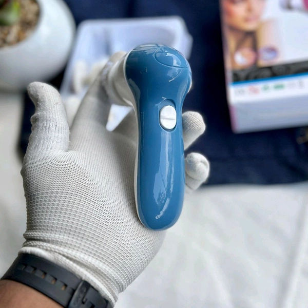 5 in 1 Electric Face Wash Machine Facial Pore Cleaner Body Cleaning Massage Mini Skin Beauty Massager TV Facial Cleaning Brush