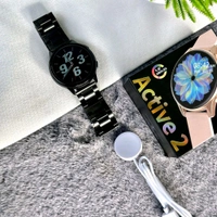 Active 2 2.5D Curve HD Amoled Display Smartwatch, Heart Sensor With Real Time Monitor, Bluetooth Calling