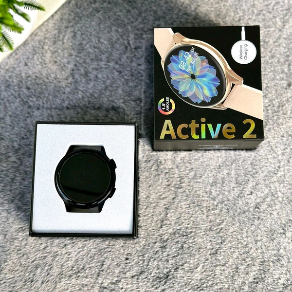 Active 2 2.5D Curve HD Amoled Display Smartwatch, Heart Sensor With Real Time Monitor, Bluetooth Calling