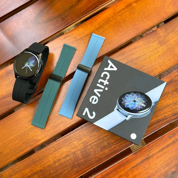 Active 2 Best Quality Smartwatch With 4 Different Random Color Premium Straps | 2.5D Curve HD Screen Full Touch Upto 1*2 days Battery Backup