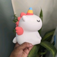 Adorable LED Night Light – Soft Silicone Rechargeable Lamp with Touch Control, Perfect for Baby Nursery, Kids' Bedroom, and Gifting