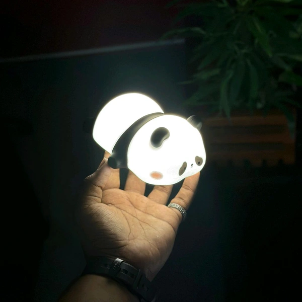 Adorable LED Night Light – Soft Silicone Rechargeable Lamp with Touch Control, Perfect for Baby Nursery, Kids' Bedroom, and Gifting