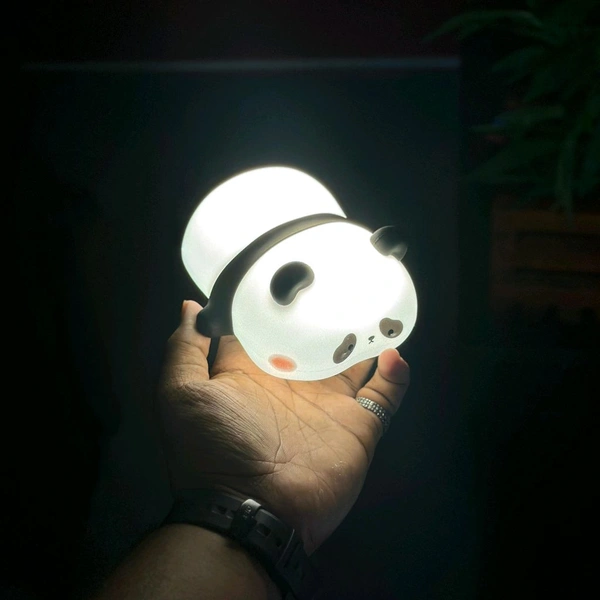 Adorable LED Night Light – Soft Silicone Rechargeable Lamp with Touch Control, Perfect for Baby Nursery, Kids' Bedroom, and Gifting