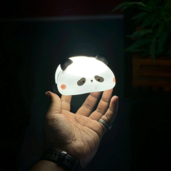 Adorable LED Night Light – Soft Silicone Rechargeable Lamp with Touch Control, Perfect for Baby Nursery, Kids' Bedroom, and Gifting