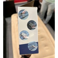 Air Mattress Bed with Inflatable Pillow, Repair Bag, Premium Double Airbed Adjustable Blow Up Mattress, Portable Travel Blow Up Bed, Easy/Quick Set UP (height 40CM)