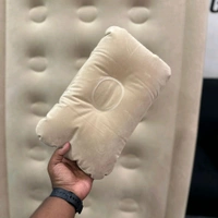 Air Mattress Bed with Inflatable Pillow, Repair Bag, Premium Double Airbed Adjustable Blow Up Mattress, Portable Travel Blow Up Bed, Easy/Quick Set UP (height 40CM)