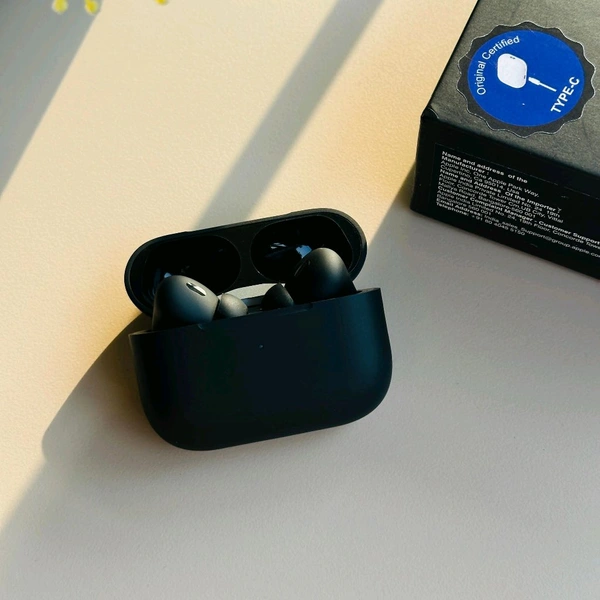 Air Pods Pro 2 Black With Type-C Charging Case | Pop-Up Connection For Apple Devices | Both For Android And IPhone