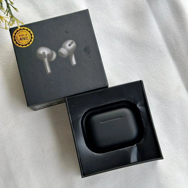 Air Pods Pro 2 Black With Type-C Charging Case | Pop-Up Connection For Apple Devices | Both For Android And IPhone