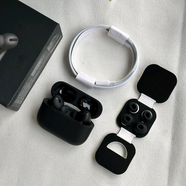 Air Pods Pro 2 Black With Type-C Charging Case | Pop-Up Connection For Apple Devices | Both For Android And IPhone