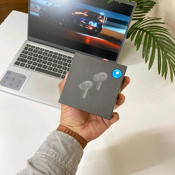 Air Pro Usa Black Quality With Type-C Charging Case | Pop-Up Connection For Apple Devices | Both For Android And IPhone