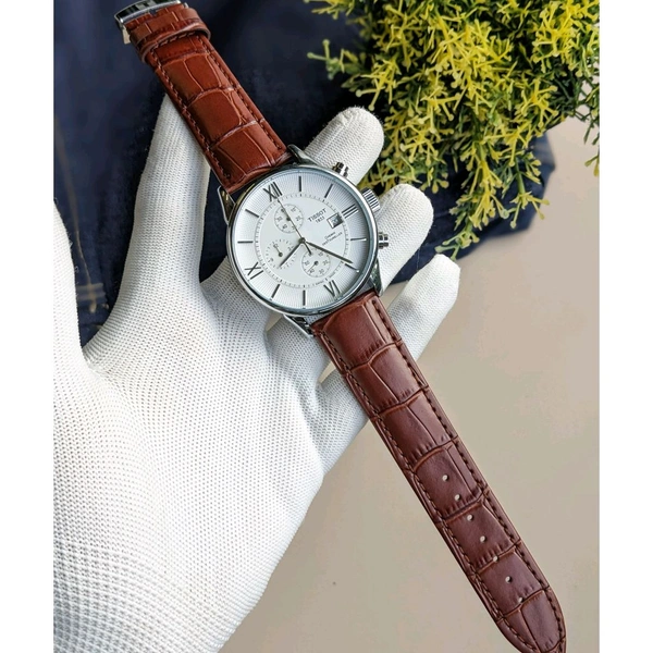 Analog 1853 Chronograph Top Quality Collection With Analog Brand Print Easy Operated Lock