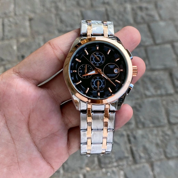 Analog 1853 Chronograph Top Quality Collection With Analog Brand Print Easy Operated Lock