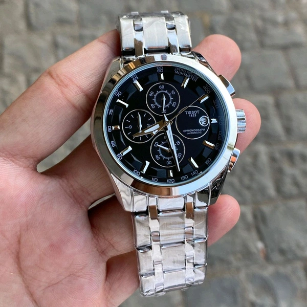Analog 1853 Chronograph Top Quality Collection With Analog Brand Print Easy Operated Lock