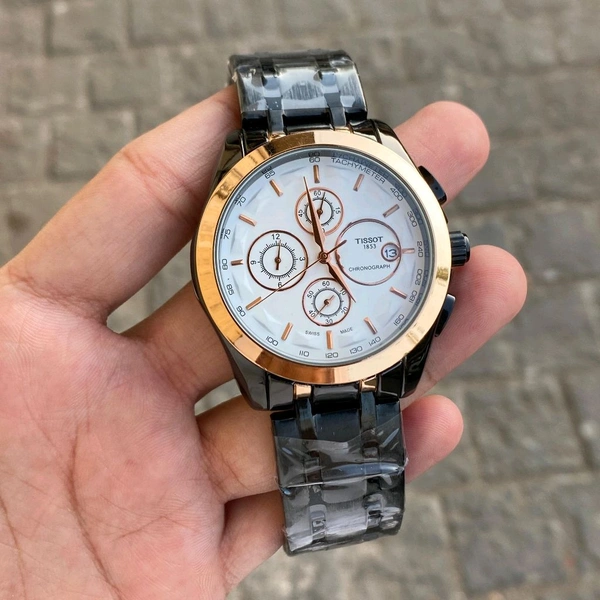 Analog 1853 Chronograph Top Quality Collection With Analog Brand Print Easy Operated Lock