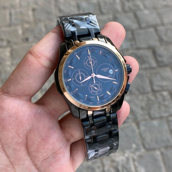 Analog 1853 Chronograph Top Quality Collection With Analog Brand Print Easy Operated Lock