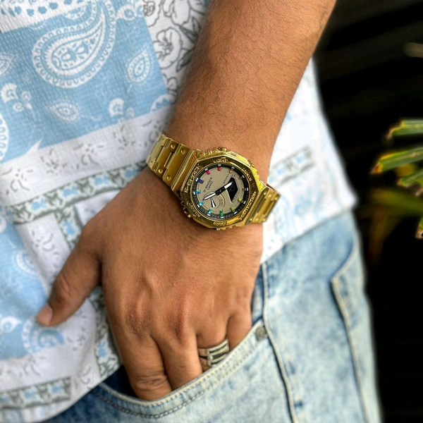 Analog And Digital High Quality Quartz Movement Watch With High Quality Strap Best finishing Body & Case