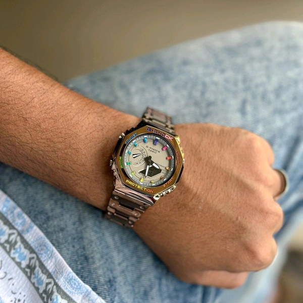 Analog And Digital High Quality Quartz Movement Watch With High Quality Strap Best finishing Body & Case