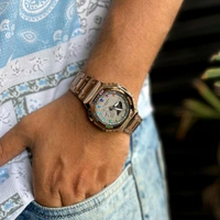 Analog And Digital High Quality Quartz Movement Watch With High Quality Strap Best finishing Body & Case