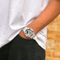 Analog And Digital Manga Edition Classic Top Quality Watch | Day Chronograph, AutoLight, World Time with Automatic Reset