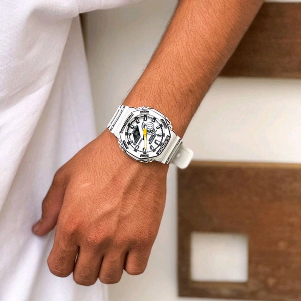 Analog And Digital Manga Edition Classic Top Quality Watch | Day Chronograph, AutoLight, World Time with Automatic Reset