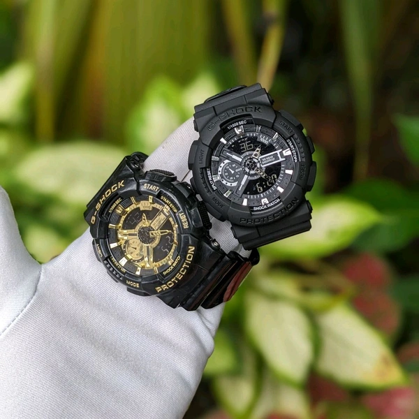 Analog And Digital Quartz Movement Watch With High Quality Strap Best finishing Body & Case - White