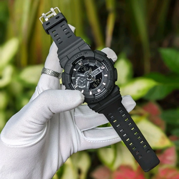 Analog And Digital Quartz Movement Watch With High Quality Strap Best finishing Body & Case - White