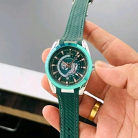 Analog Aqua Terra 150M Co-Axial Master Chronometer GMT Worldtimer 43mm Rich Seamaster Aqua Terra High Quality Collection For Men - Green