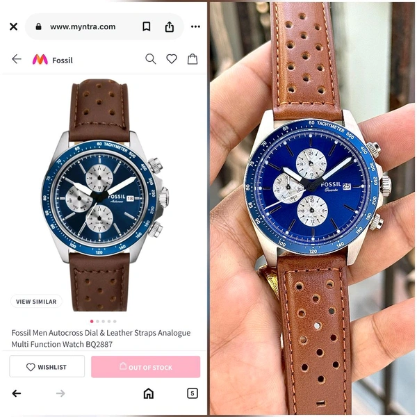 Analog Autocross BQ2887 Original Japanese Quartz Machinery Watch