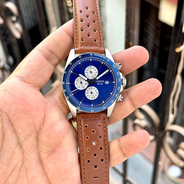 Analog Autocross BQ2887 Original Japanese Quartz Machinery Watch