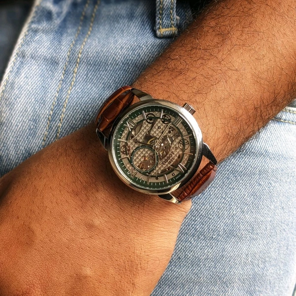 Analog Automatic Top Quality Collection With High Quality Strap Best Finishing Body & Case