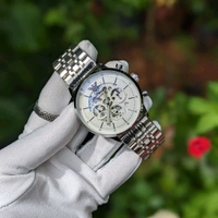 Analog Automatic Top Quality Collection With High Quality Strap Best Finishing Body & Case - White