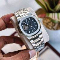 ANALOG AUTOMATIC TOP QUALITY COLLECTION WITH HIGH QUALITY STRAP BEST FINISHING BODY & CASE - Silver