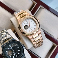ANALOG AUTOMATIC TOP QUALITY COLLECTION WITH HIGH QUALITY STRAP BEST FINISHING BODY & CASE - Copper