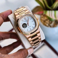 ANALOG AUTOMATIC TOP QUALITY COLLECTION WITH HIGH QUALITY STRAP BEST FINISHING BODY & CASE - Copper