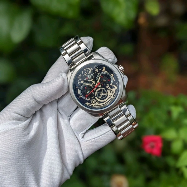 Analog Best Quality Quartz Movement Watch Collection With High Quality Strap Best finishing Body & Case - Silver