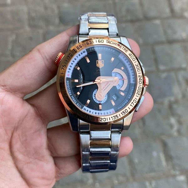 Analog Carrera Calibre 36 Heavy Quality Stop Watch Quartz Machinery Watch