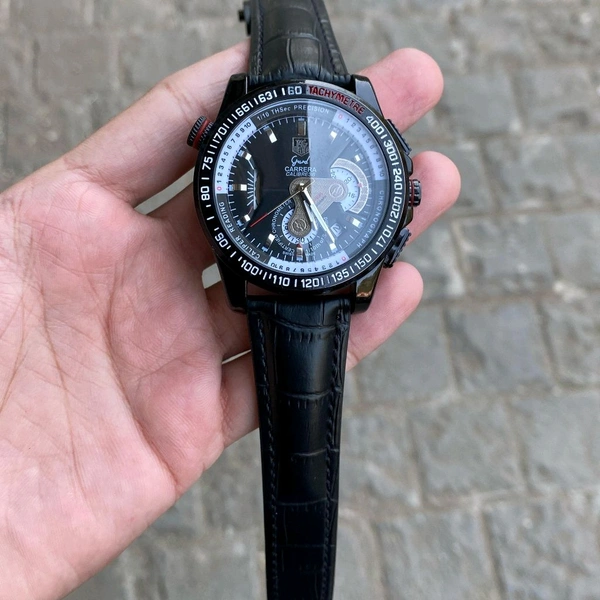 Analog Carrera Calibre 36 Heavy Quality Stop Watch Quartz Machinery Watch