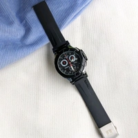 Analog Chronograph High Quality Collection With High Quality Strap Best finishing Body & Case - Silver