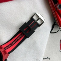 Analog Chronograph Top Quality Collection With High Quality Strap Best finishing Body & Case - Red