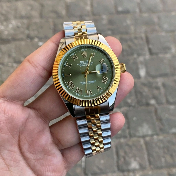 Analog Datejust Quartz Movement Collection With High Quality Strap Best finishing Body & Case