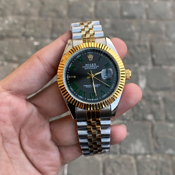 Analog Datejust Quartz Movement Collection With High Quality Strap Best finishing Body & Case