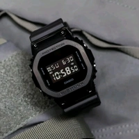 Analog DW-5600BB-1 Metal Body Trusted Multi Functional Digital Machine Watch